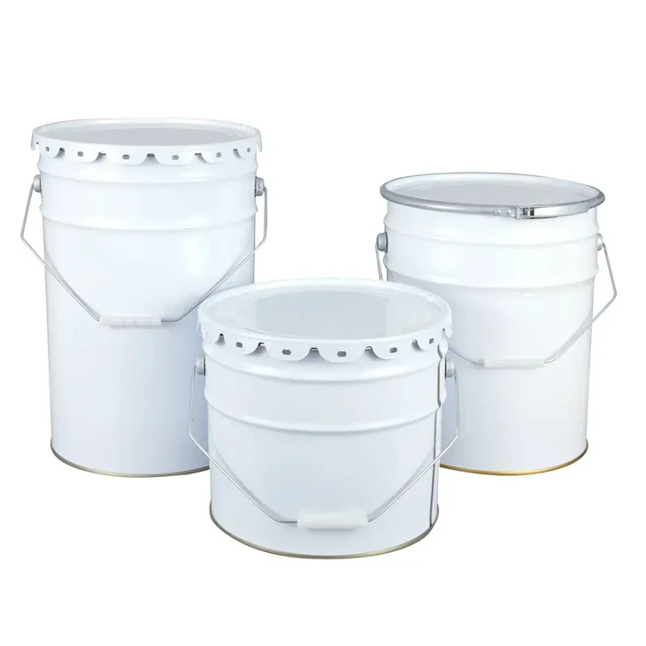 1 Gallon To 6 Gallon Metal Grease Buckets For Lubricants And Other Viscous Substance
